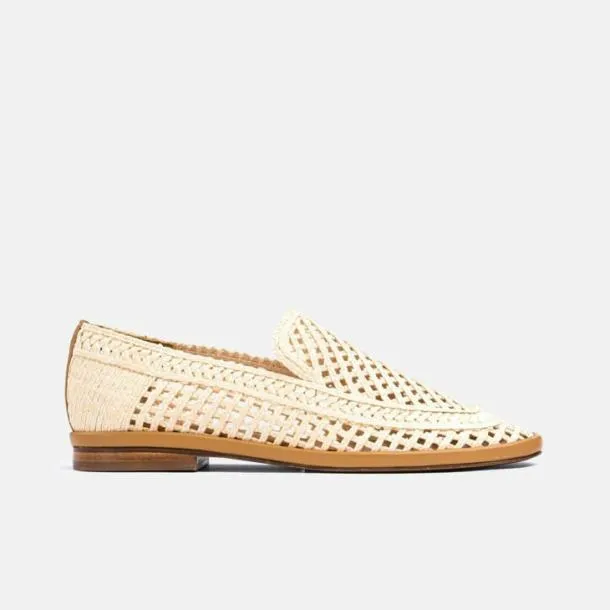 Women ORLANA Natural Cellulose Raffia Clergerie Loafers and Moccasins