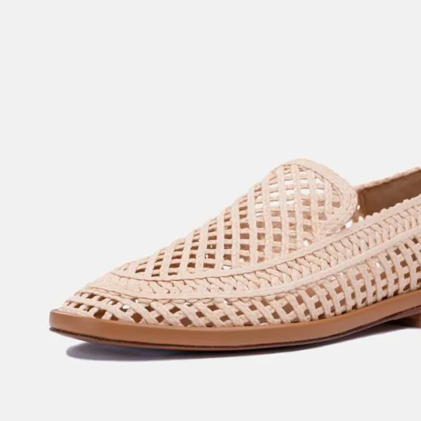 Women ORLANA Natural Cellulose Raffia Clergerie Loafers and Moccasins