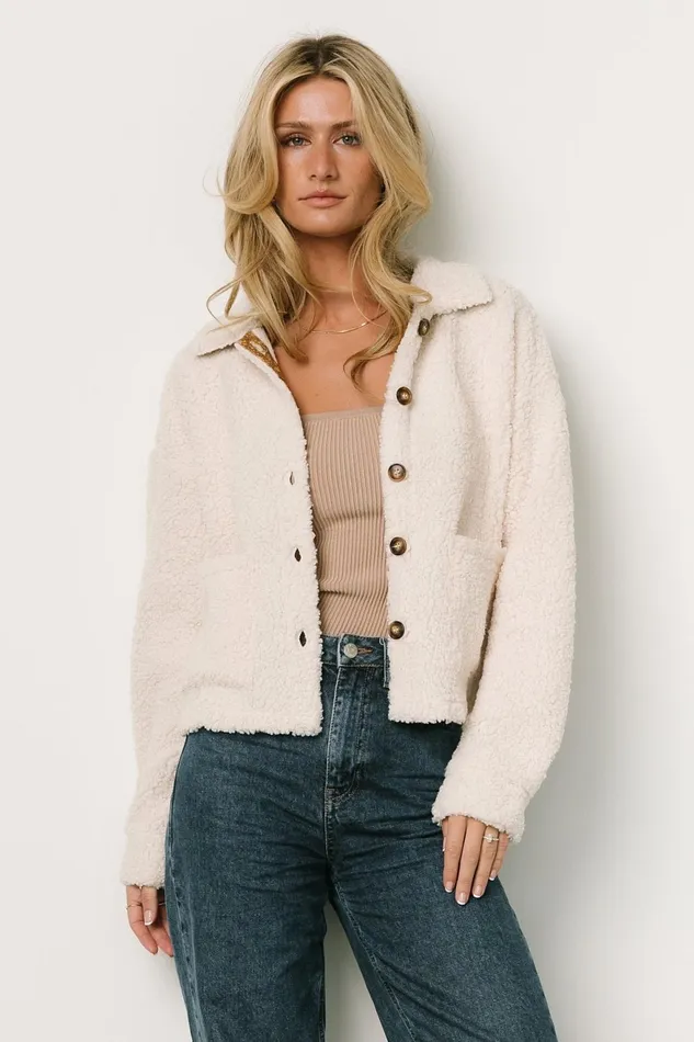 Women Outerwear Baltic Born Mar Boucle Jacket Ivory