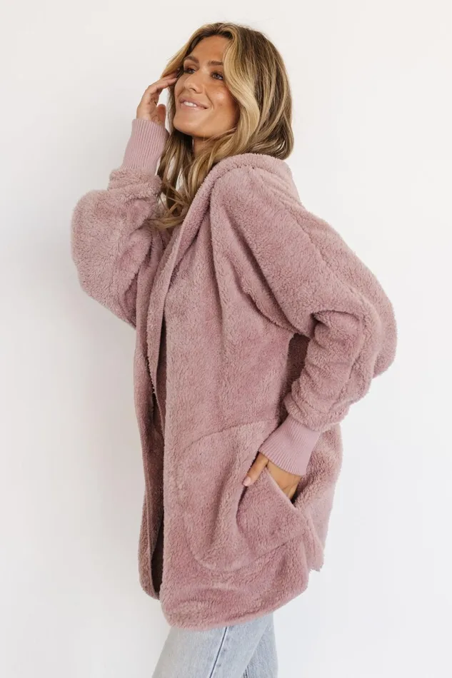 Women Outerwear Baltic Born Melrose Teddy Jacket Dusty Lilac Women Outerwear Baltic Born Melrose Teddy Jacket Dusty Lilac