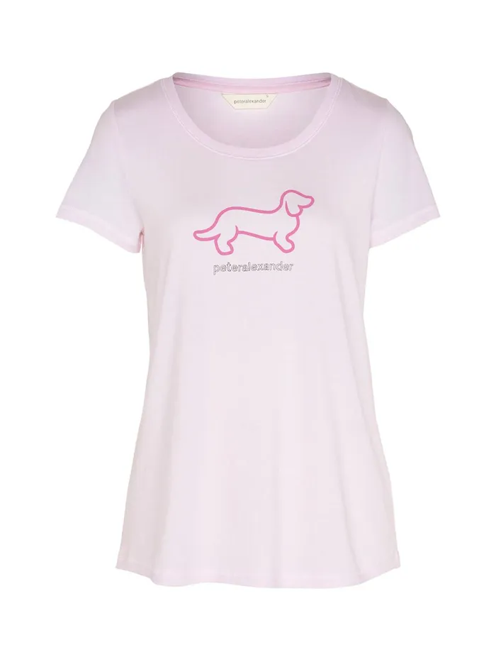 Women PA Classic Penny Tee Hot Pink Peter Alexander Classic Tops