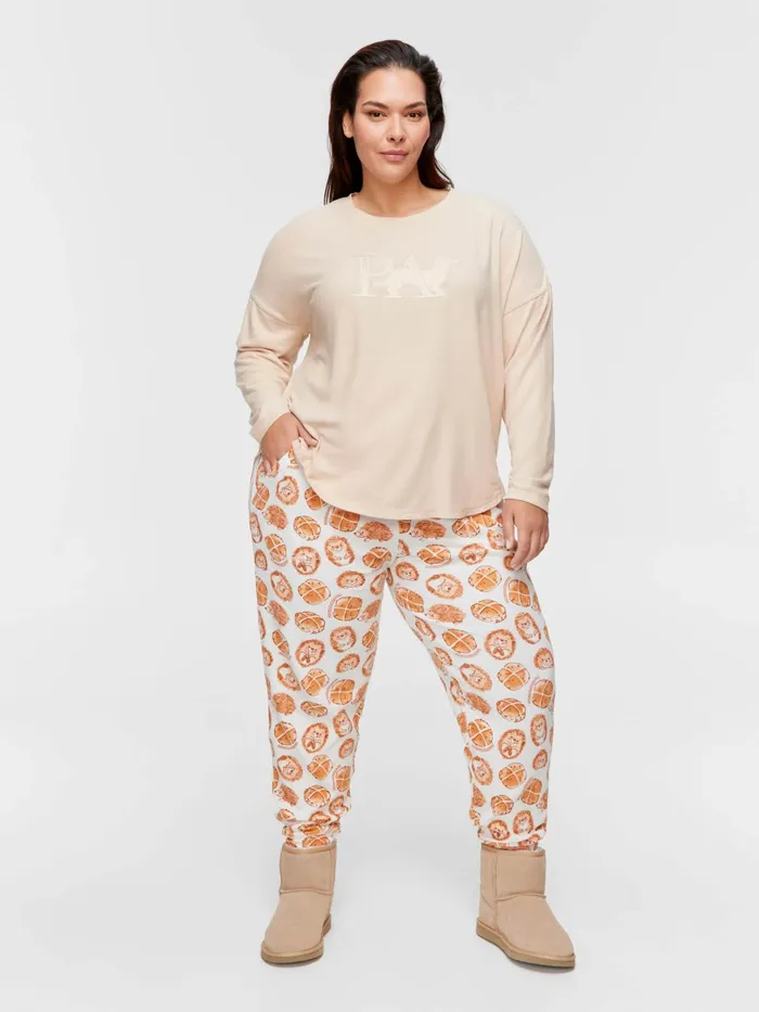 Women PA Plus Caramel Plush Logo Sweater Caramel Peter Alexander Tops