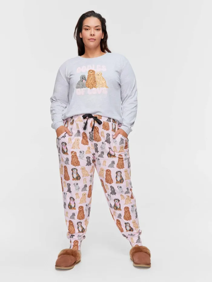 Women PA Plus Groodle Easy Pj Pant Multi Peter Alexander Online Only Styles