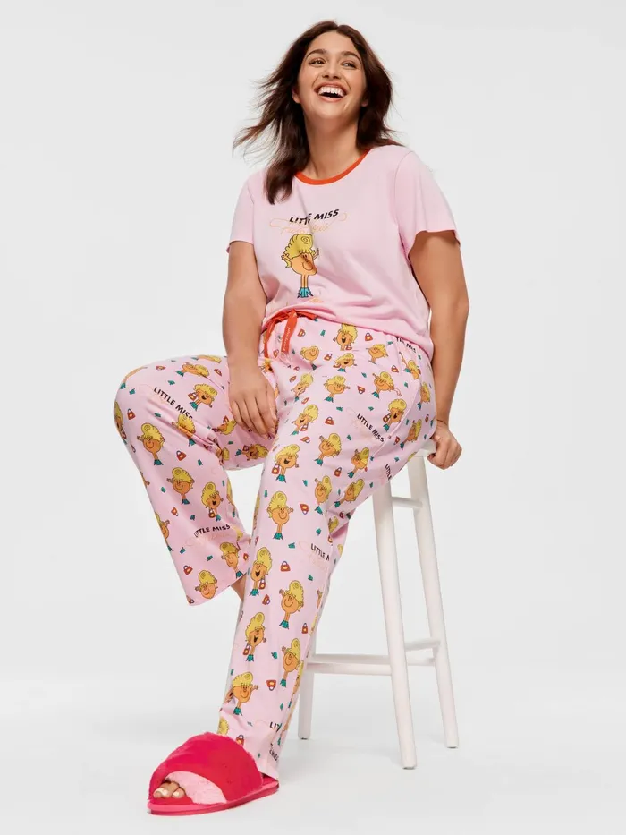 Women PA Plus Little Miss Fabulous Long Straight Leg Pj Pant Multi Peter Alexander Pants Women PA Plus Little Miss Fabulous Long Straight Leg Pj Pant Multi Peter Alexander Pants