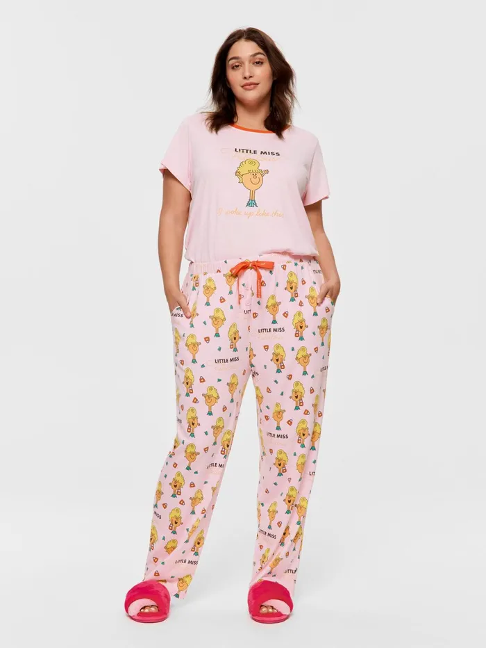Women PA Plus Little Miss Fabulous Long Straight Leg Pj Pant Multi Peter Alexander Pants