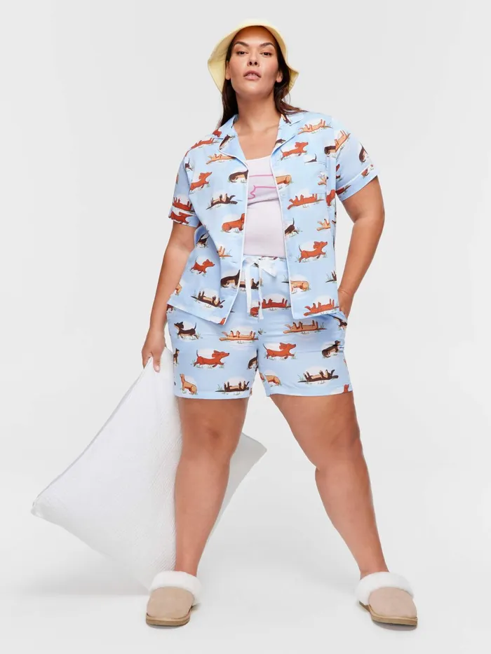 Women PA Plus Penny Spot Shortie Pj Set Multi Peter Alexander Sets and Onesies