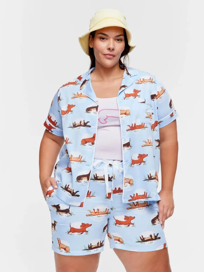 Women PA Plus Penny Spot Shortie Pj Set Multi Peter Alexander Sets and Onesies