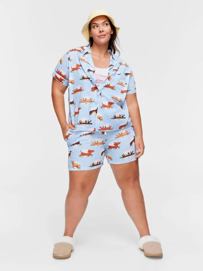 Women PA Plus Penny Spot Shortie Pj Set Multi Peter Alexander Sets and Onesies