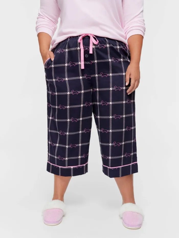 Women PA Plus Penny Windowpane 34 Pj Pant Multi Peter Alexander Online Only Styles
