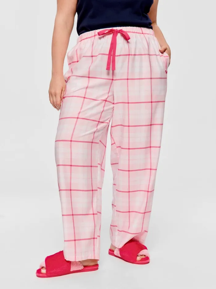 Women PA Plus Pink Check Classic Pj Pant Multi Peter Alexander Pants