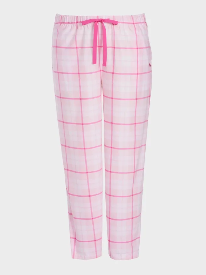 Women PA Plus Pink Check Classic Pj Pant Multi Peter Alexander Pants