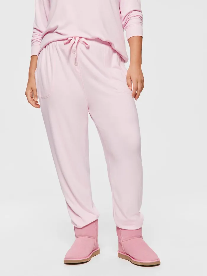 Women PA Plus Pink Plush Easy Pj Pant Pink Peter Alexander Pants