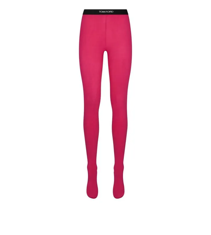 Women Pants and Shorts Tom Ford Stretch Lycra Leggings Bright Fuchsia