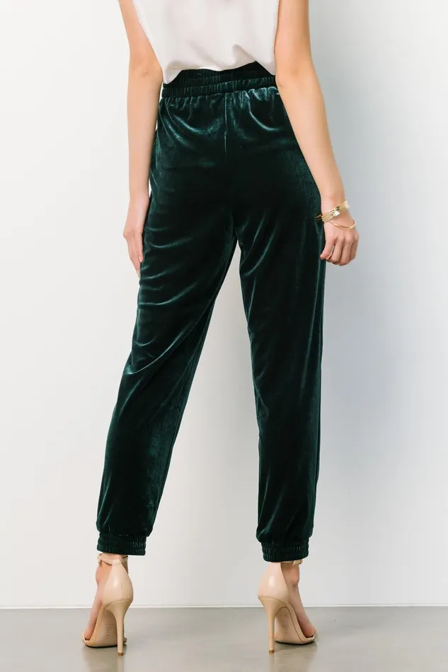 Women Pants Baltic Born Archie Velvet Jogger Pants Dark Green Women Pants Baltic Born Archie Velvet Jogger Pants Dark Green