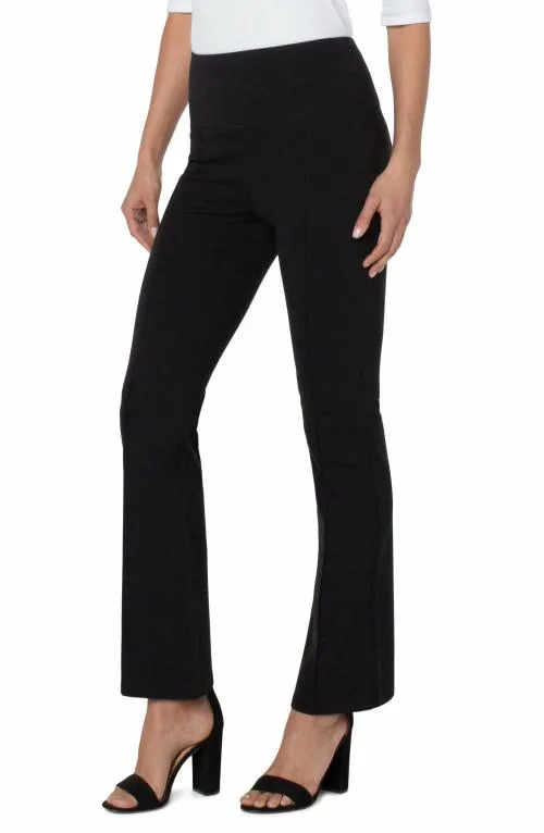 Women Pants Liverpool Los Angeles Pearl Full Length Flare Black