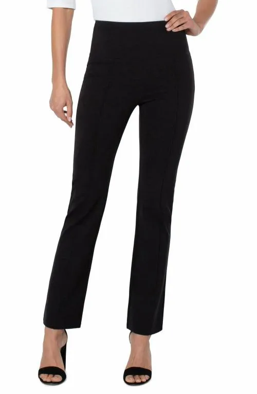 Women Pants Liverpool Los Angeles Pearl Full Length Flare Black