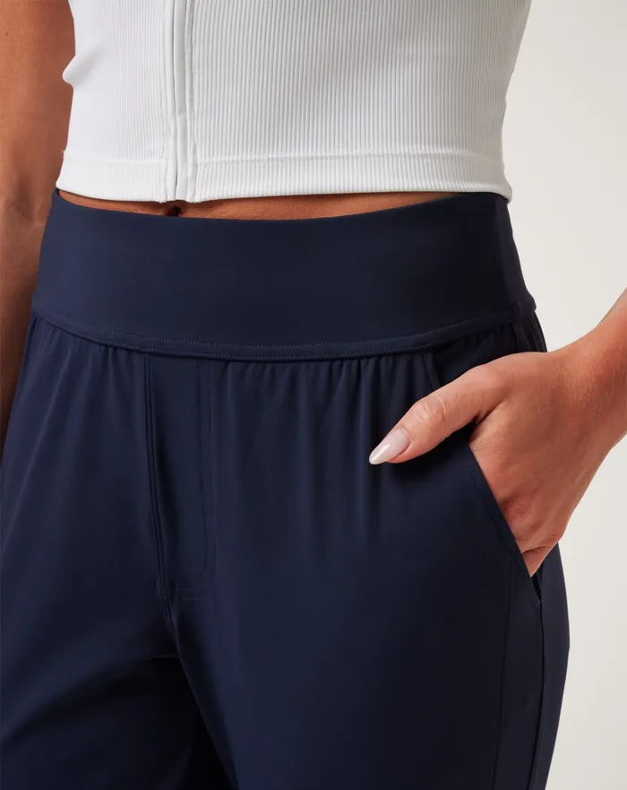 Women Pants TravisMathew MOVEKNIT RESILIENCE PANT Navy Blazer