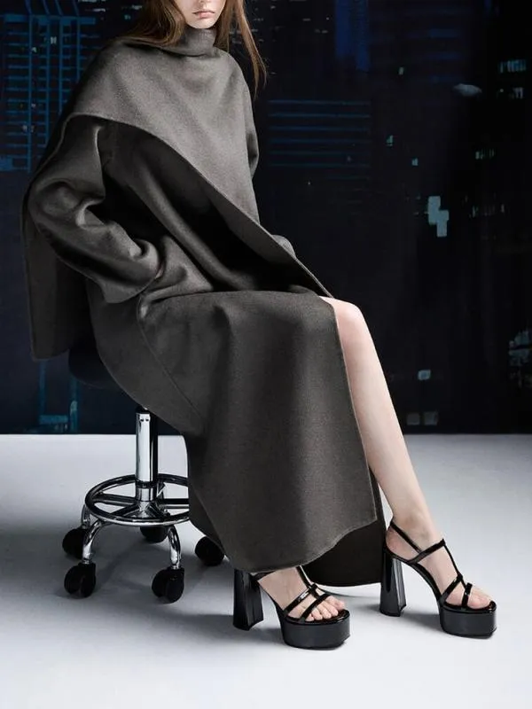 Women Patent TBar Strappy Platform Sandals 8211 Black Patent CHARLES and KEITH Heels