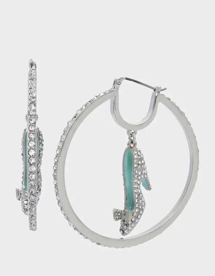 Women PRENUP HEEL HOOPS CRYSTAL Betsey Johnson