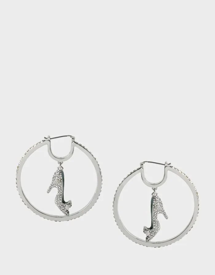 Women PRENUP HEEL HOOPS CRYSTAL Betsey Johnson Women PRENUP HEEL HOOPS CRYSTAL Betsey Johnson