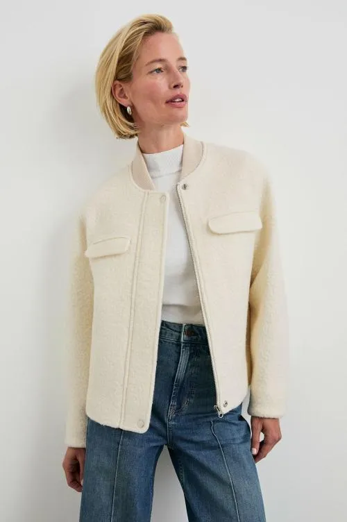 Women Rails Jackets and Coats Kinsley Jacket Ivory