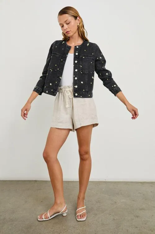 Women Rails Jackets and Coats Lido Jacket Ash Black Floral Women Rails Jackets and Coats Lido Jacket Ash Black Floral