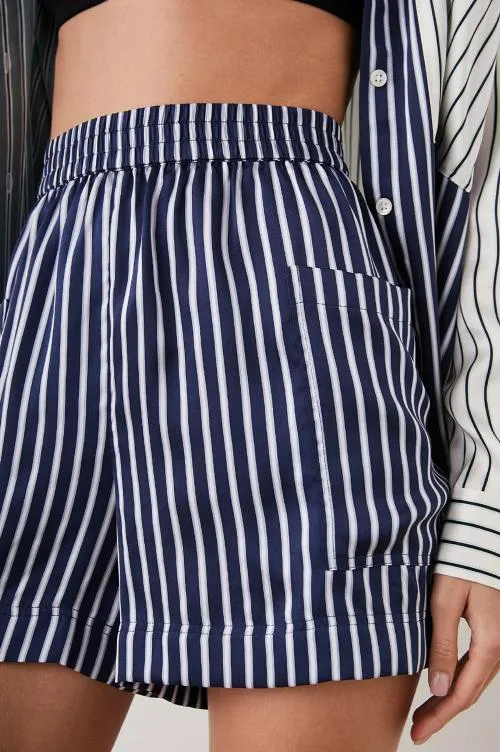 Women Rails Pants and Shorts Boxer Short Navy Kent Stripe