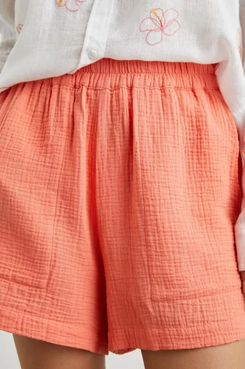 Women Rails Pants and Shorts Leighton Short Papaya Women Rails Pants and Shorts Leighton Short Papaya