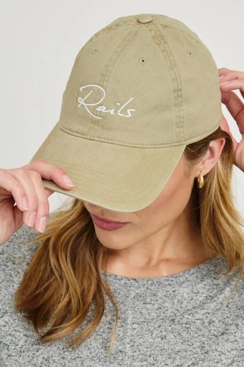 Women Rails Shoes and Accessories Anniversary Baseball Cap Khaki