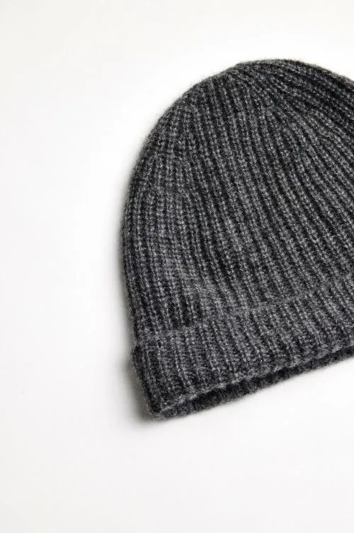 Women Rails Shoes and Accessories Autumn Cashmere Silk Beanie Thunder