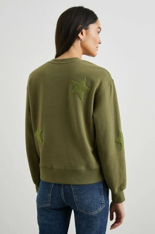 Women Rails Sleepwear and Lounge Sonia Sweatshirt Olive Women Rails Sleepwear and Lounge Sonia Sweatshirt Olive