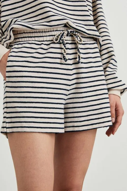 Women Rails Sleepwear and Lounge Teddy Short Sailor Stripe Terry Towel Women Rails Sleepwear and Lounge Teddy Short Sailor Stripe Terry Towel