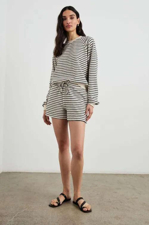 Women Rails Sleepwear and Lounge Teddy Short Sailor Stripe Terry Towel Women Rails Sleepwear and Lounge Teddy Short Sailor Stripe Terry Towel