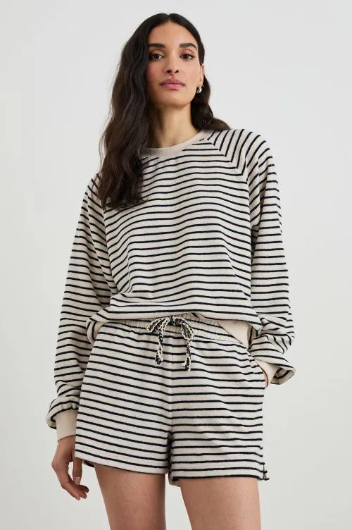 Women Rails Sleepwear and Lounge Teddy Short Sailor Stripe Terry Towel Women Rails Sleepwear and Lounge Teddy Short Sailor Stripe Terry Towel