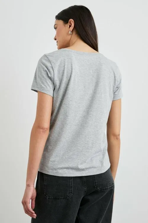 Women Rails Tees and Tanks Classic V Neck Tshirt Heather Grey Women Rails Tees and Tanks Classic V Neck Tshirt Heather Grey
