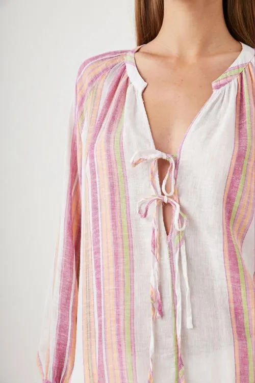 Women Rails Tops Brielle Top Hibiscus Stripe