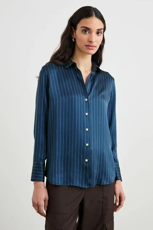 Women Rails Tops Dorian Shirt Arctic Stripe
