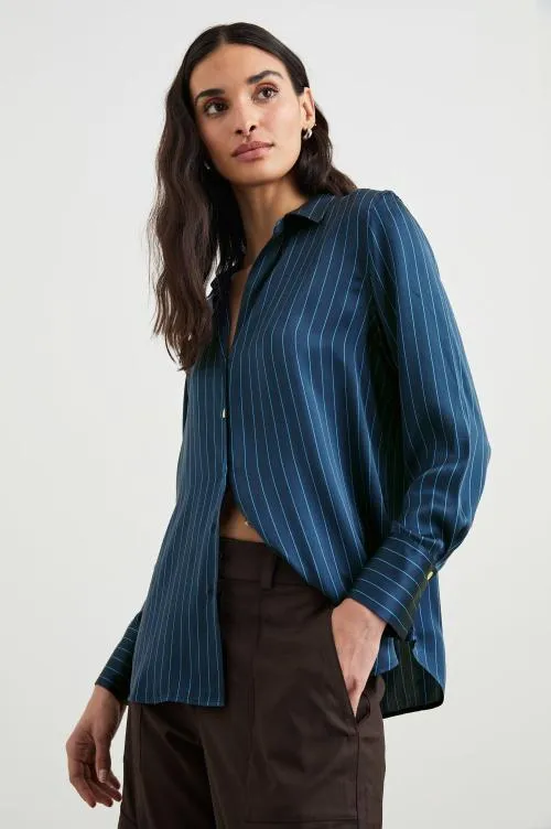 Women Rails Tops Dorian Shirt Arctic Stripe