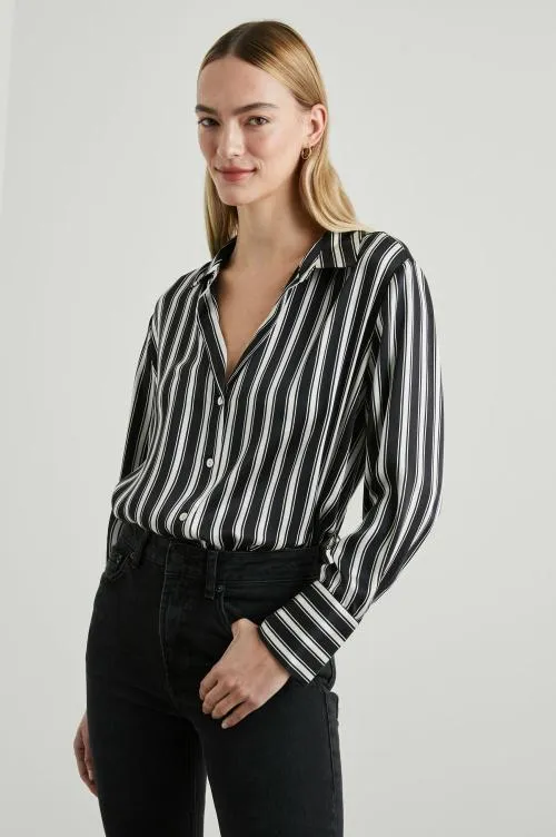 Women Rails Tops Dorian Shirt Melrose Stripe