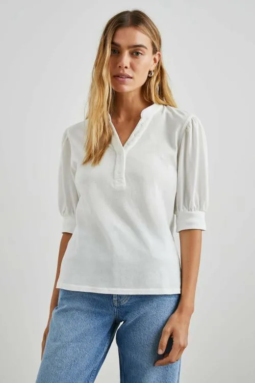 Women Rails Tops Jewel Top White Women Rails Tops Jewel Top White