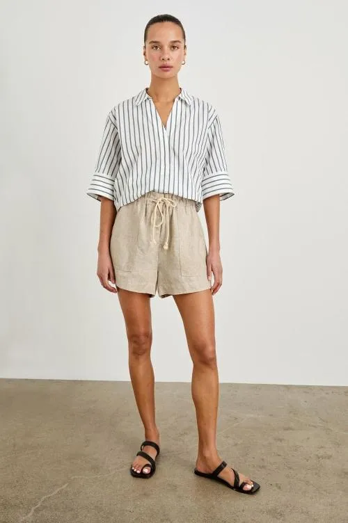 Women Rails Tops Juda Top Chalk Slate Stripe