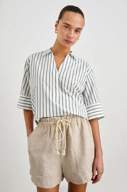 Women Rails Tops Juda Top Chalk Slate Stripe