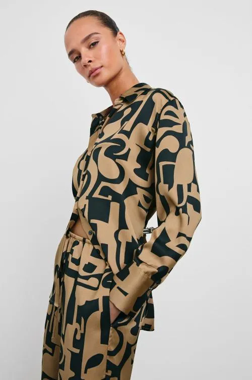 Women Rails Tops Ledger Shirt Santorini Sand