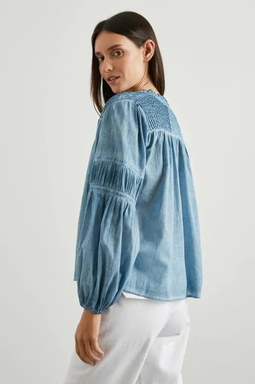 Women Rails Tops Marli Top Faded Blue Women Rails Tops Marli Top Faded Blue