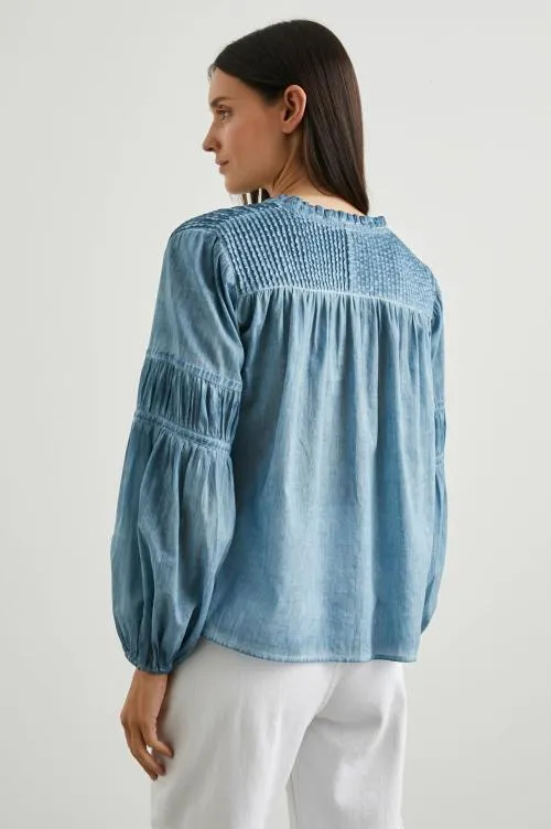 Women Rails Tops Marli Top Faded Blue Women Rails Tops Marli Top Faded Blue