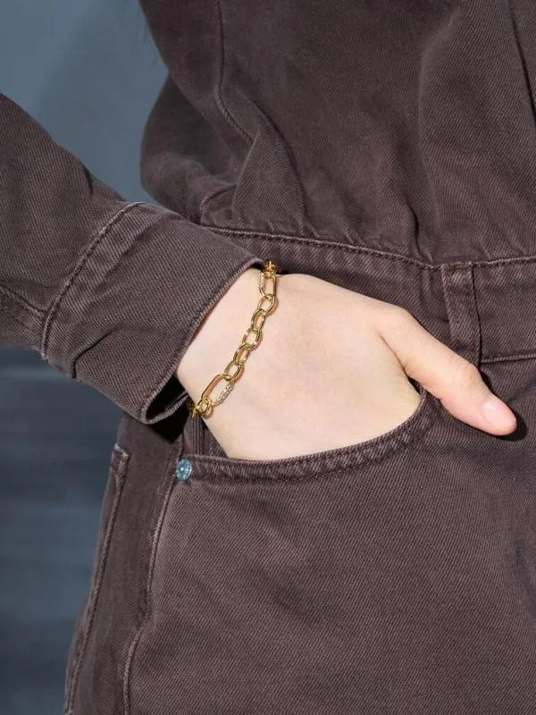 Women Reagan Crystal ChainLink Bracelet 8211 Gold CHARLES and KEITH Bracelets Women Reagan Crystal ChainLink Bracelet 8211 Gold CHARLES and KEITH Bracelets