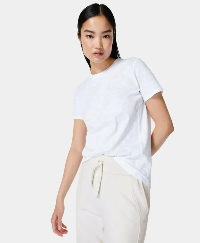 Women Refresh Crew Neck TShirt White Sweaty Betty TShirts