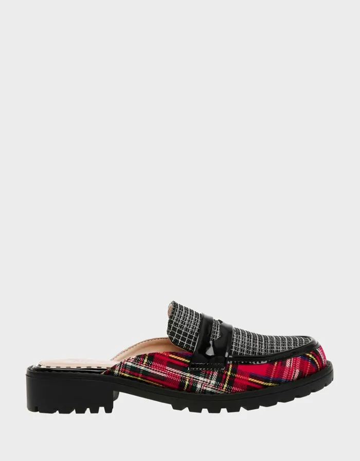 Women RONIN RED PLAID Red Plaid Betsey Johnson