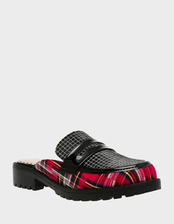 Women RONIN RED PLAID Red Plaid Betsey Johnson