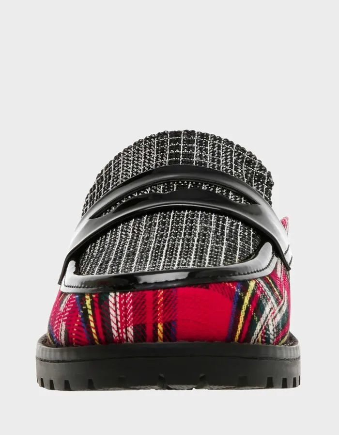 Women RONIN RED PLAID Red Plaid Betsey Johnson